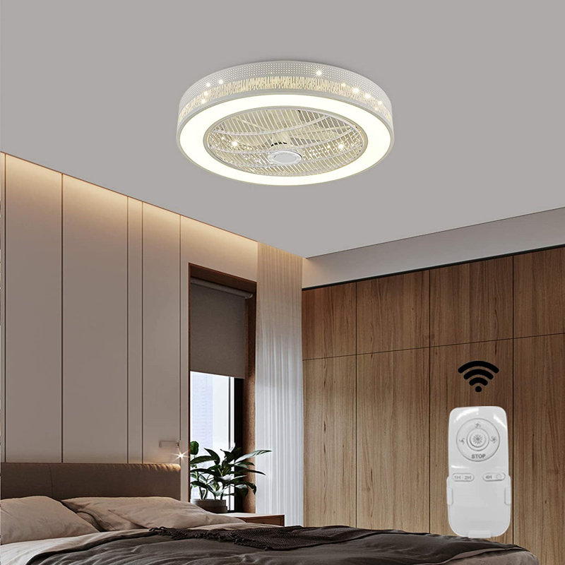 Ivy Bronx Downe 22'' Ceiling Fan with LED Lights & Reviews Wayfair